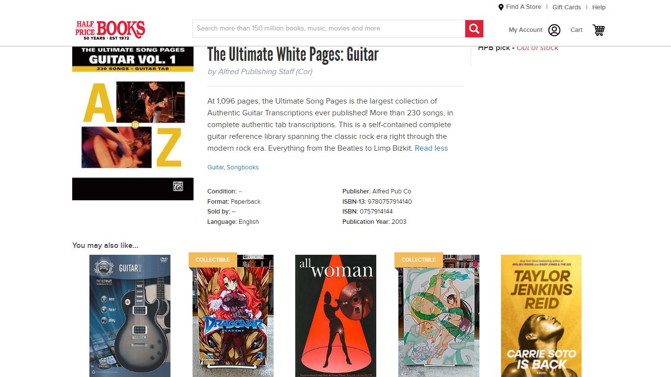 The Ultimate White Pages - Alfred Publishing Staff (COR ...
